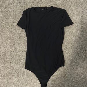 Black Abercrombie seamless bodysuit